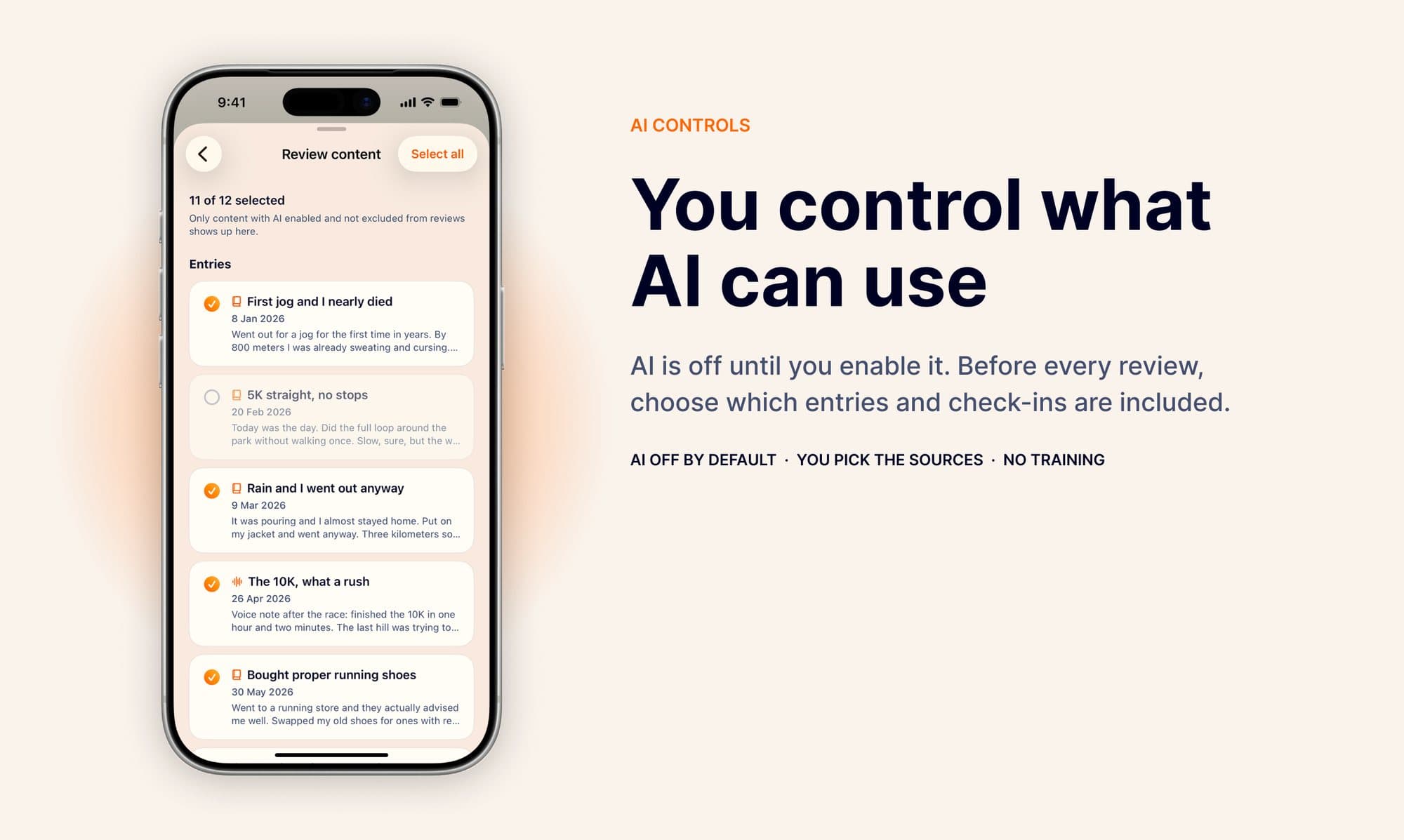You decide what AI can use