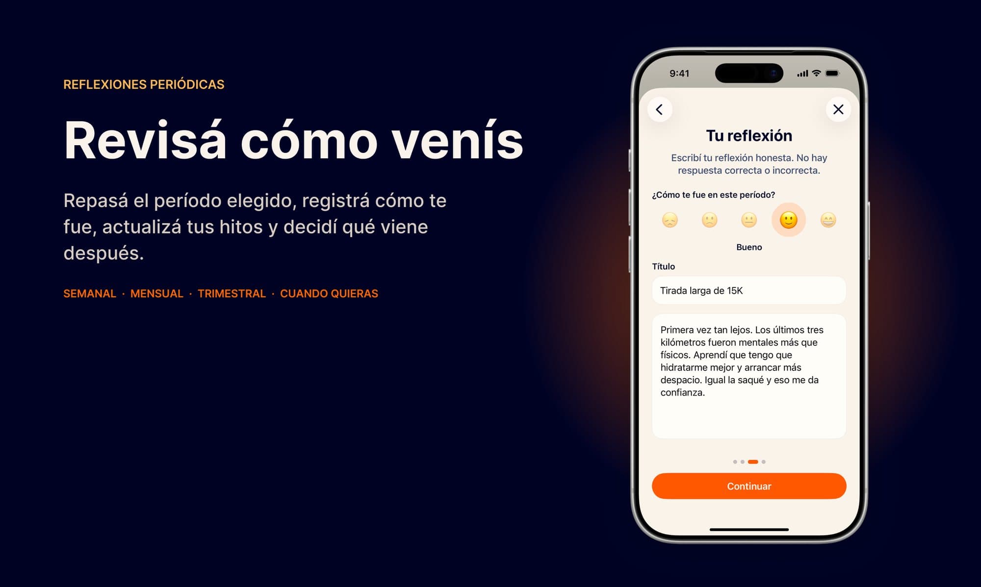 Revisá cómo venís