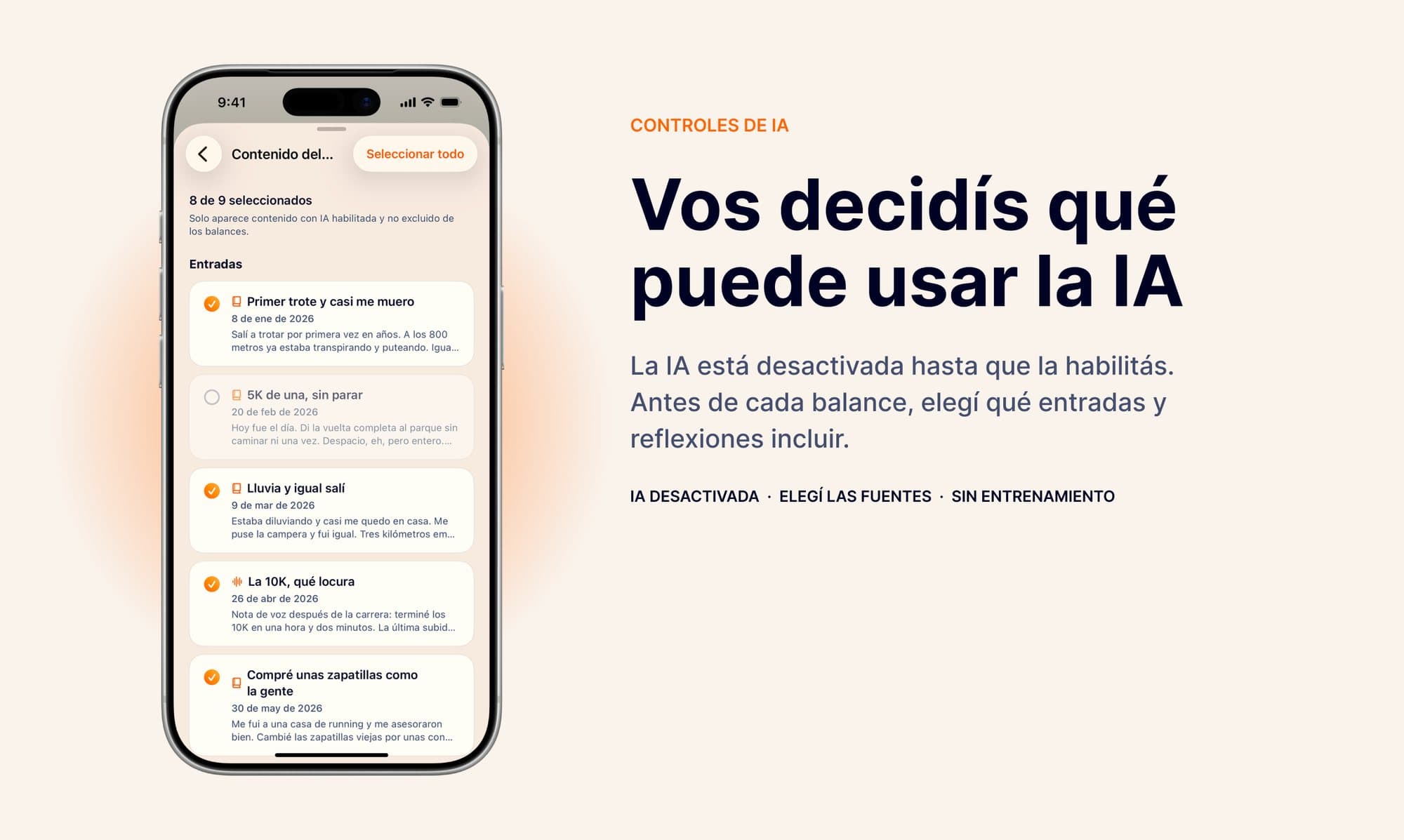 Vos decidís qué puede usar la IA