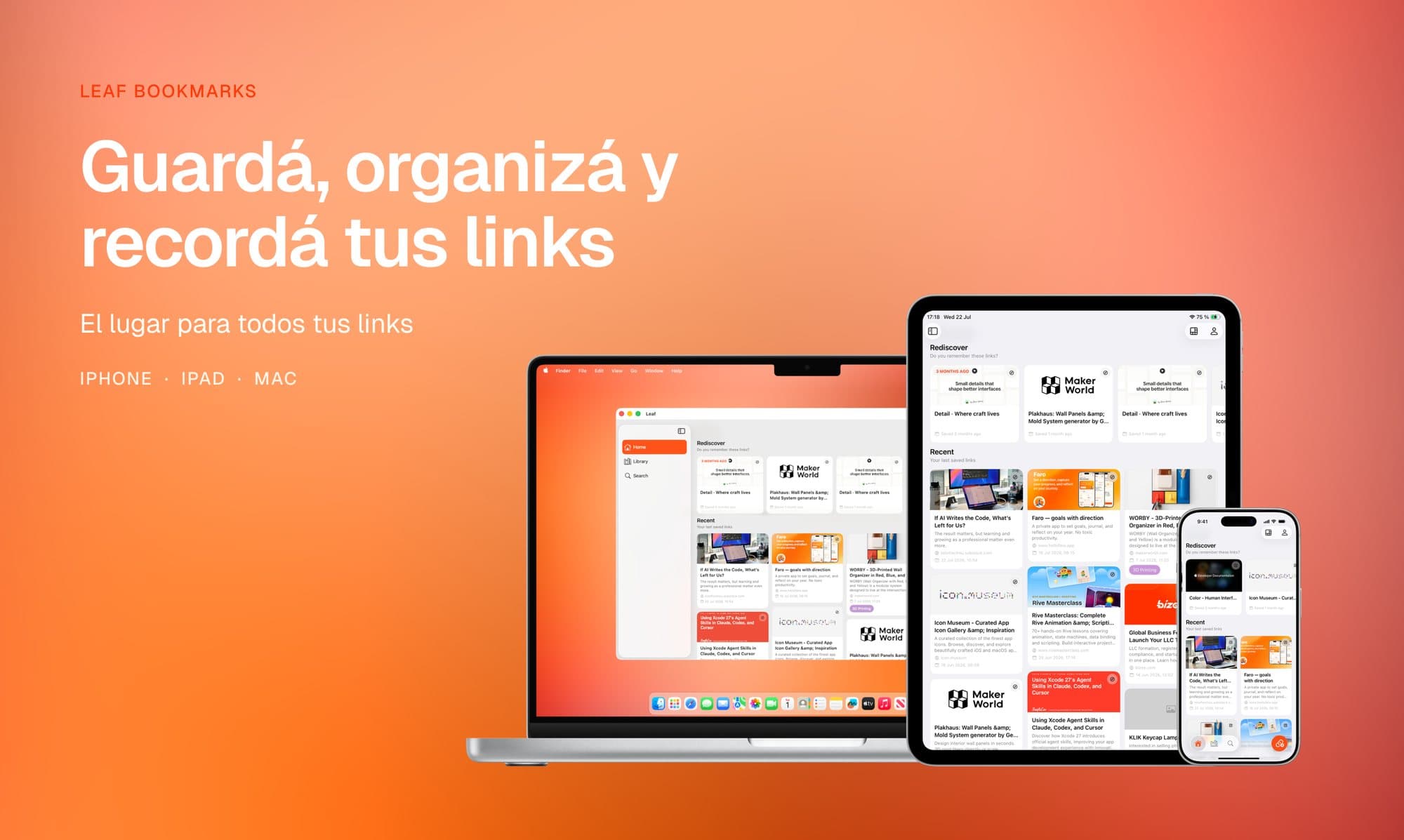 Recuerda, no solo guardes